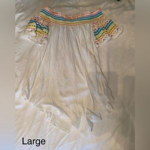 Large off the shoulder top